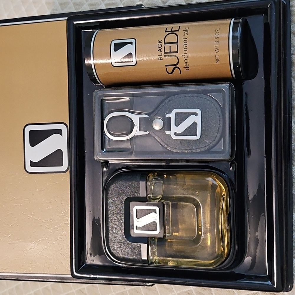 Avon Black Suede Gift Set